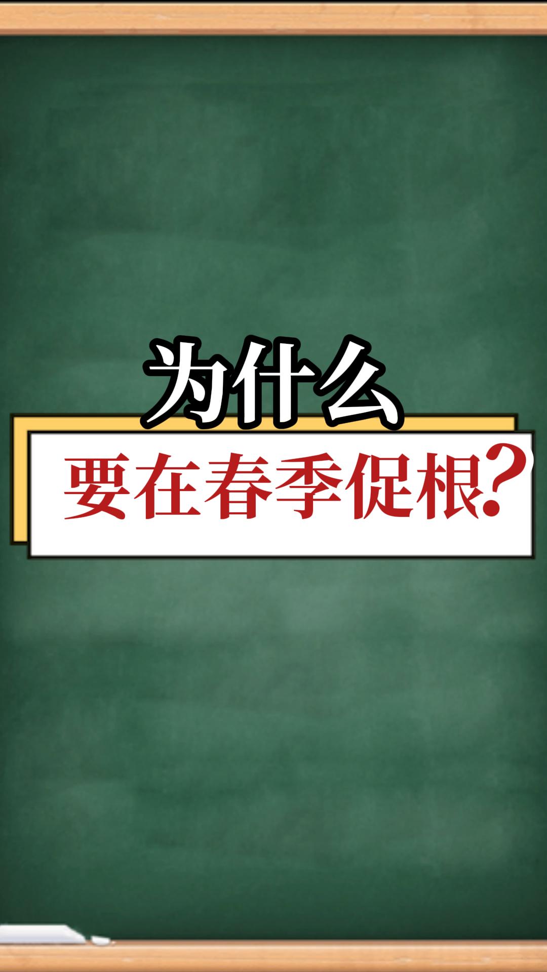 為什么要在春季促根？